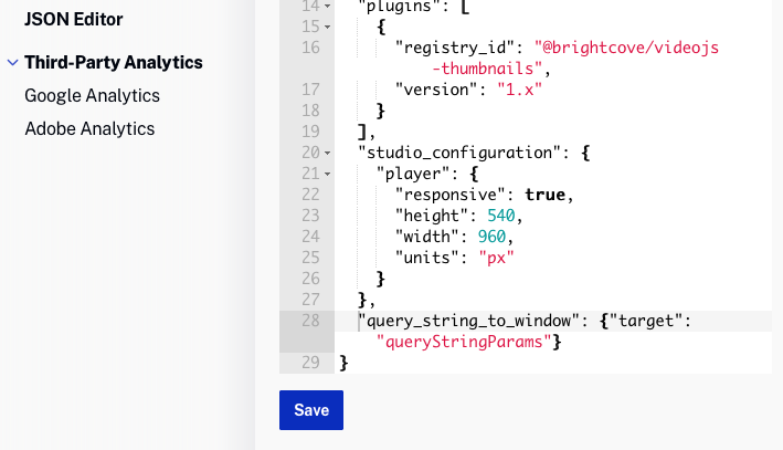 JSON editor