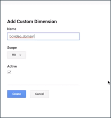Add Custom dimensions