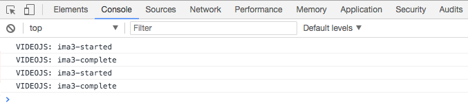 debug output in console