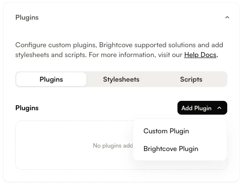 Add Plugin button