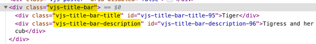 TitleBar text selectors